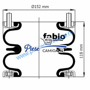 Air Spring  Fabio 2DC-150-1C