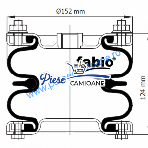 Air Spring  Fabio 2DC-150-2C