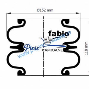 Air Spring  Fabio 2DC-150