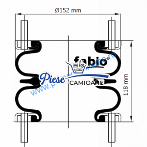 Air Spring  Fabio 2DC-150-3C