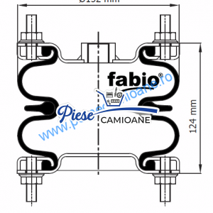 Air Spring  Fabio 2DC-150-4C