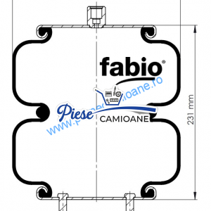 Air Spring  Fabio 2DC-225-13C