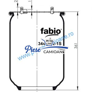 Air Spring SCANIA 1726238