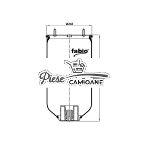 Air Spring Mercedes 164157-4S , Without Piston